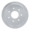 611-54151R Slotted Brake Rotor [Silver], 1997-2004 Ford/Lincoln/Mercury/Mazda, Position: Rear Right - image 1