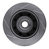 611-54163R Slotted Brake Rotor [Silver], 1999-2002 Ford/Lincoln/Mercury/Mazda, Position: Front Right - image 1