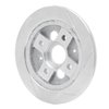 611-58000L Slotted Brake Rotor [Silver], 1986-1989 Acura/Honda, Position: Rear Left - image 3