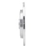 611-58000L Slotted Brake Rotor [Silver], 1986-1989 Acura/Honda, Position: Rear Left - image 4