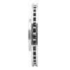 611-58010L Slotted Brake Rotor [Silver], 1998-1999 Acura/Honda, Position: Front Left - image 3