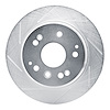 611-58019L Slotted Brake Rotor [Silver], 2003-2011 Acura/Honda, Position: Rear Left - image 1