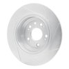 611-58023L Slotted Brake Rotor [Silver], 2009-2014 Acura/Honda, Position: Rear Left - image 3