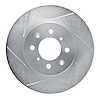 611-59016L Slotted Brake Rotor [Silver], 1990-2014 Acura/Honda, Position: Front Left - image 1