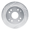 611-59019L Slotted Brake Rotor [Silver], 1992-1997 Acura/Honda, Position: Rear Left - image 1