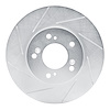 611-59040L Slotted Brake Rotor [Silver], 1991-2001 Multiple Makes/Models, Position: Front Left - image 1