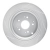 611-59047R Slotted Brake Rotor [Silver], 2002-2004 Acura/Honda, Position: Rear Right - image 3