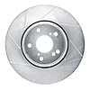 611-59063L Slotted Brake Rotor [Silver], 2016-2021 Acura/Honda, Position: Front Left - image 1