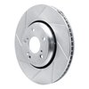 611-59063L Slotted Brake Rotor [Silver], 2016-2021 Acura/Honda, Position: Front Left - image 2