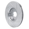 611-59063L Slotted Brake Rotor [Silver], 2016-2021 Acura/Honda, Position: Front Left - image 4