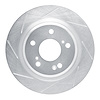 611-59067L Slotted Brake Rotor [Silver], 2017-2021 Acura/Honda, Position: Rear Left - image 1