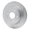611-59071R Slotted Brake Rotor [Silver], 2016-2021 Acura/Honda, Position: Rear Right - image 1