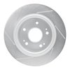 611-59071R Slotted Brake Rotor [Silver], 2016-2021 Acura/Honda, Position: Rear Right - image 2
