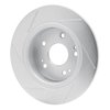 611-59071R Slotted Brake Rotor [Silver], 2016-2021 Acura/Honda, Position: Rear Right - image 3