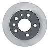 611-63003L Slotted Brake Rotor [Silver], 1961-1991 Mercedes-Benz, Position: Rear Left - image 1