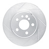 611-63024L Slotted Brake Rotor [Silver], 1992-1999 Mercedes-Benz, Position: Rear Left - image 1