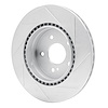 611-63040L Slotted Brake Rotor [Silver], 1998-2009 Multiple Makes/Models, Position: Rear Left - image 1
