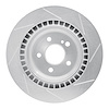 611-63076L Slotted Brake Rotor [Silver], 2007-2014 Mercedes-Benz, Position: Rear Left - image 1