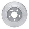 611-63086L Slotted Brake Rotor [Silver], 2008-2015 Mercedes-Benz, Position: Rear Left - image 1