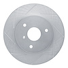 611-63090L Slotted Brake Rotor [Silver], 2005-2016 Smart, Position: Front Left - image 1