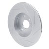 611-63090L Slotted Brake Rotor [Silver], 2005-2016 Smart, Position: Front Left - image 4