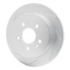 611-63123L Slotted Brake Rotor [Silver], 1998-2005 Mercedes-Benz, Position: Rear Left - image 4