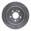 611-63123R Slotted Brake Rotor [Silver], 1998-2005 Mercedes-Benz, Position: Rear Right - image 2