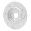 611-63125L Slotted Brake Rotor [Silver], 2000-2005 Mercedes-Benz, Position: Rear Left - image 4