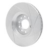 611-65016L Slotted Brake Rotor [Silver], 2003-2011 GM, Position: Front Left - image 2