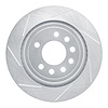 611-65020L Slotted Brake Rotor [Silver], 2008-2011 GM, Position: Rear Left - image 1