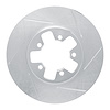 611-67017R Slotted Brake Rotor [Silver], 1984-1989 Infiniti/Nissan, Position: Front Right - image 1