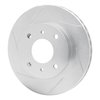 611-67028L Slotted Brake Rotor [Silver], 1989-2013 Multiple Makes/Models, Position: Front Left - image 2