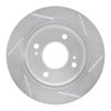 611-67029L Slotted Brake Rotor [Silver], 1989-1998 Infiniti/Nissan, Position: Rear Left - image 3