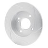 611-67029L Slotted Brake Rotor [Silver], 1989-1998 Infiniti/Nissan, Position: Rear Left - image 4