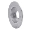 611-67029R Slotted Brake Rotor [Silver], 1989-1998 Infiniti/Nissan, Position: Rear Right - image 2