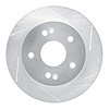 611-67046R Slotted Brake Rotor [Silver], 1994-1998 Infiniti/Nissan, Position: Rear Right - image 1