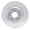 611-67052L Slotted Brake Rotor [Silver], 2003-2021 Infiniti/Nissan, Position: Front Left - image 1