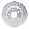 611-67057L Slotted Brake Rotor [Silver], 2007-2013 Infiniti/Nissan, Position: Front Left - image 1