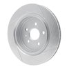 611-67074L Slotted Brake Rotor [Silver], 1984-1986 Infiniti/Nissan, Position: Front Left - image 3