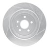 611-67074L Slotted Brake Rotor [Silver], 1984-1986 Infiniti/Nissan, Position: Front Left - image 4