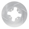 611-67074R Slotted Brake Rotor [Silver], 1984-1986 Infiniti/Nissan, Position: Front Right - image 3