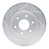 611-67095L Slotted Brake Rotor [Silver], 2005-2021 Multiple Makes/Models, Position: Front Left - image 1