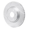 611-67105L Slotted Brake Rotor [Silver], 2013-2021 Infiniti/Nissan, Position: Front Left - image 2