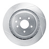 611-68013L Slotted Brake Rotor [Silver], 2008-2020 Infiniti/Nissan, Position: Rear Left - image 1