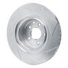 611-68013L Slotted Brake Rotor [Silver], 2008-2020 Infiniti/Nissan, Position: Rear Left - image 4