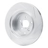 611-68015L Slotted Brake Rotor [Silver], 2009-2021 Infiniti/Nissan, Position: Rear Left - image 4