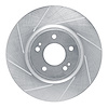 611-72035L Slotted Brake Rotor [Silver], 2003-2006 Mitsubishi, Position: Front Left - image 1