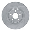 611-73066L Slotted Brake Rotor [Silver], Fits Select Multiple Makes/Models, Position: Rear Left - image 1