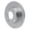 611-74014L Slotted Brake Rotor [Silver], 1996-2005 Audi/Volkswagen, Position: Rear Left - image 2