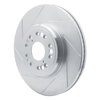 611-75008L Slotted Brake Rotor [Silver], 1995-2000 Lexus/Toyota/Scion, Position: Front Left - image 2